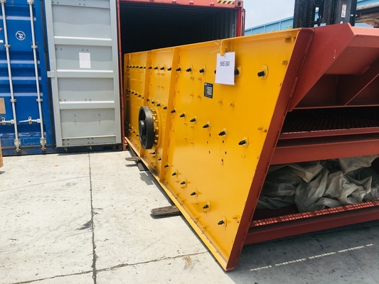 دستگاه غربالگری شن و ماسه ارتعاشی التراسونیک گرد 18.5Kw 3YK1848 با شبکه فولادی منگنز