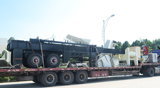 سنگ شکن بلوک بتن سیار معدن مس معدن سنگ آهن 130 TPH ماشین آلات سنگ شکن سیمان