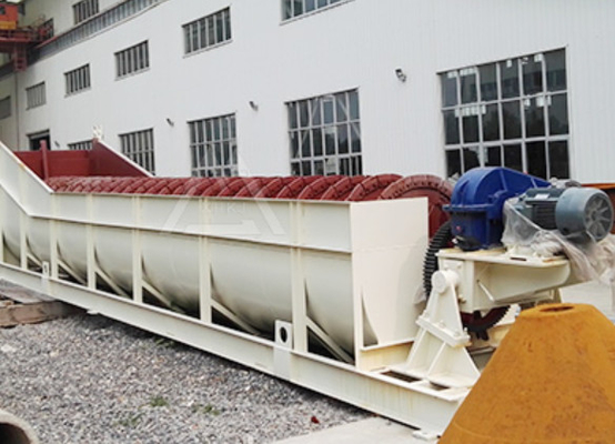 11KW*2 Sand Sieve Screen Vibrating Machine 240 TPH Gravel Screw Spiral ظرفیت بزرگ