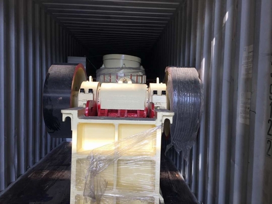 دستگاه سنگ شکن سنگ فکی کوچک سنگ ماسه سنگ 50 - 100TPH