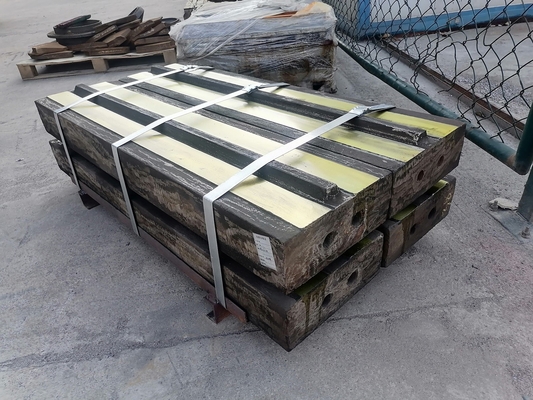 قطعات یدکی سنگ شکن سنگ Cr26 CI231 قطعات سایش سنگ شکن ضربه ای کروم بالا PF1315، قطعات سنگ شکن Trio