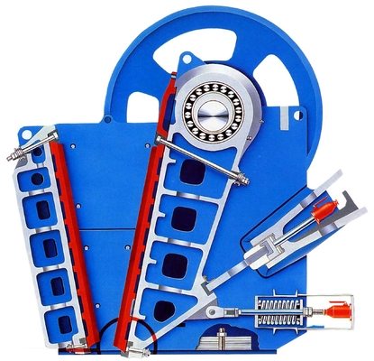 دستگاه سنگ شکن فکی اولیه V Gravity Single Toggle با ظرفیت بالا CJ1211